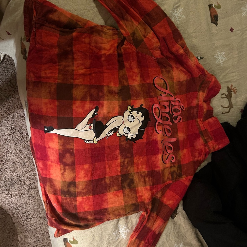 Betty boop flannel